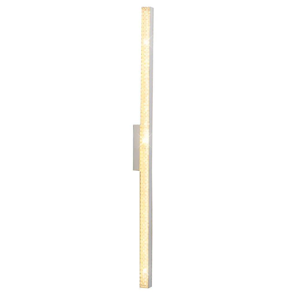 Modern Clear Acrylic Linear LED Wall Sconce for Entryway or Hallway