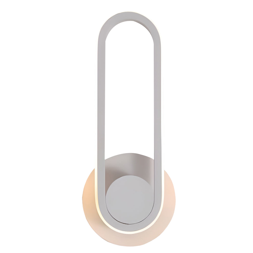 Nordic Style LED Wall Sconce Light - 330° Rotatable Rectangular Design