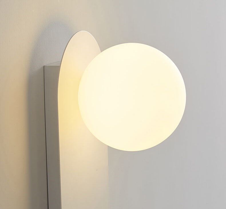 Elegant Nordic Minimalist Clear Glass Wall Sconce for Living Room
