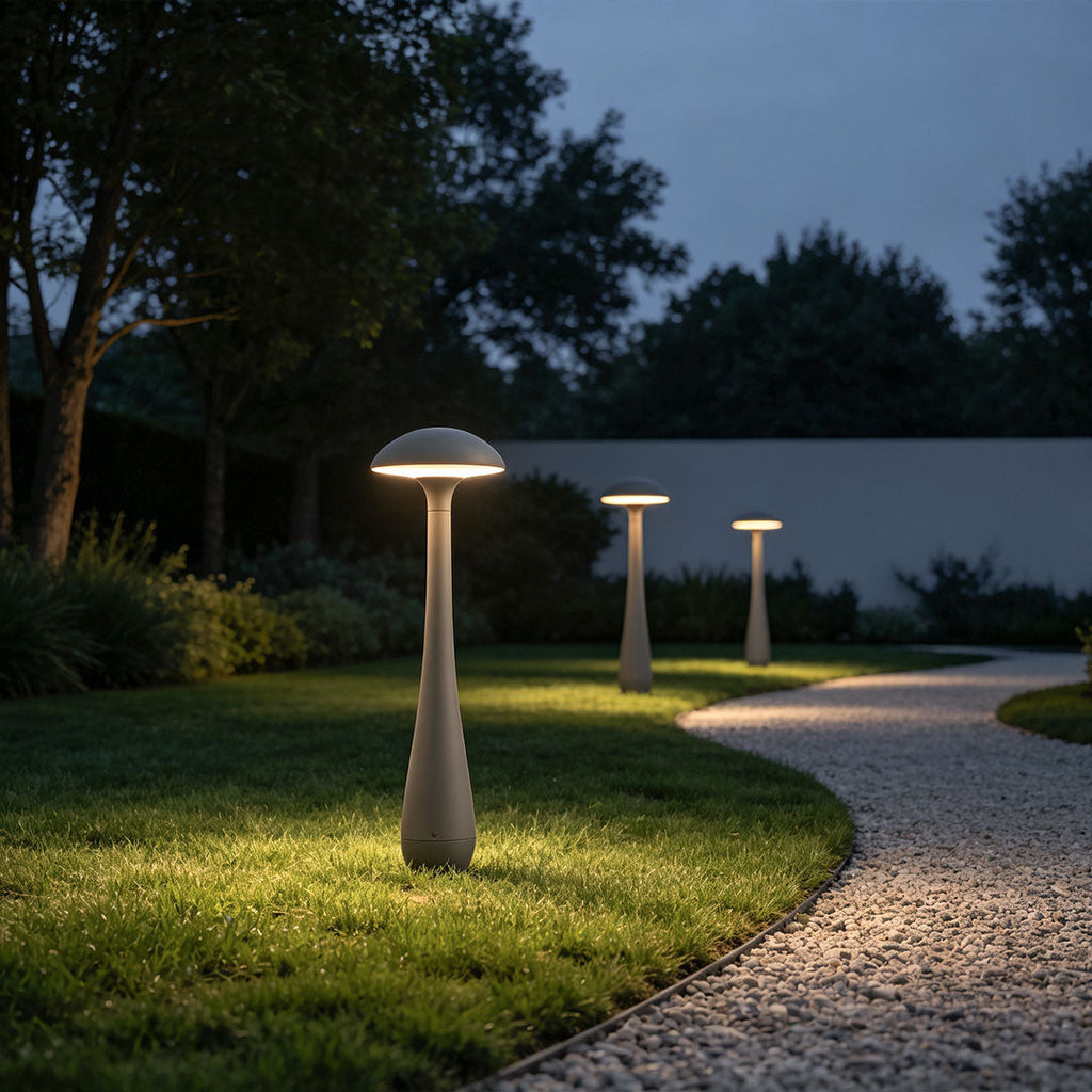 Aluminum UFO Style Landscape Lights for Outdoor Garden Pathway Lighting