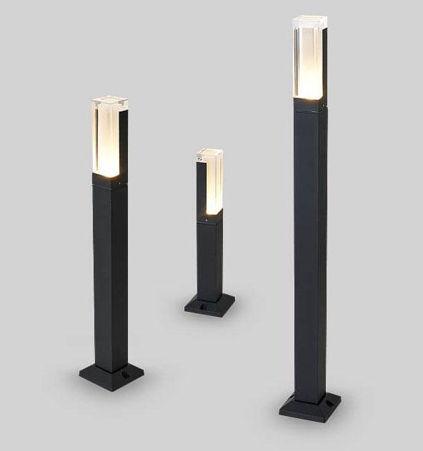 Stylish Acrylic LED Outdoor Waterproof Garden Light Column in White