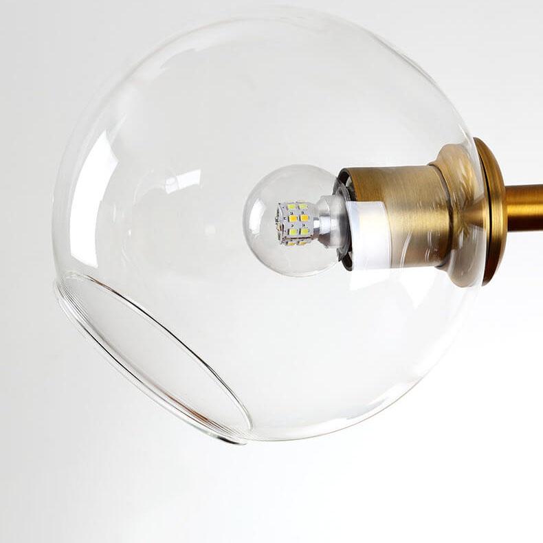 Elegant Modern Glass LED Chandelier Pendant Light for Dining Room