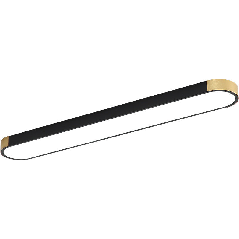 Sleek White Rectangular LED Flush Mount Ceiling Light for Modern Spaces