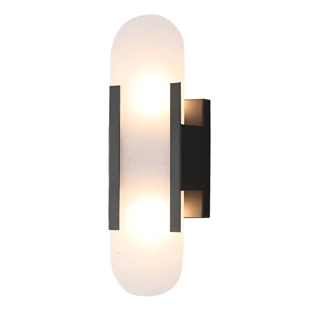 Modern Electroplated Metal G4 LED Wall Sconces for Living Room Decor