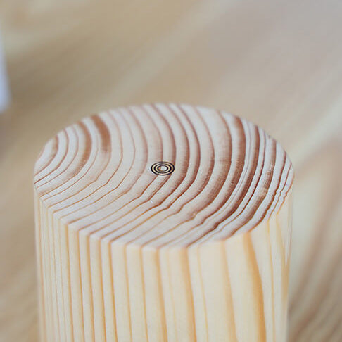 Natural Wood LED Touch Control Night Light Table Lamp for Bedroom Decor