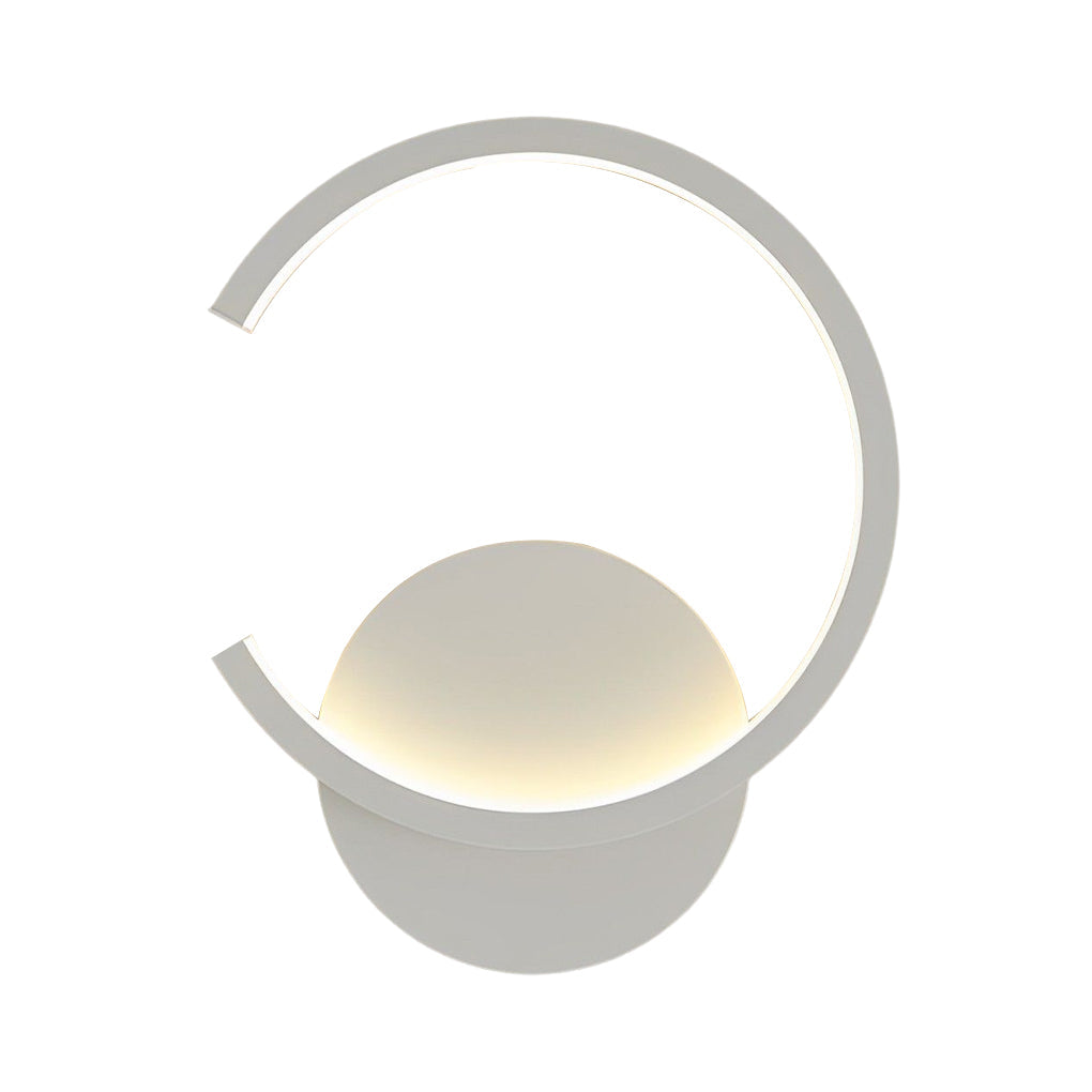 Nordic Round Stepless Dimming LED Wall Sconce Light for Living Room