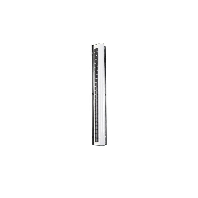 Contemporary Black Acrylic Solar LED Waterproof Garden Wall Light