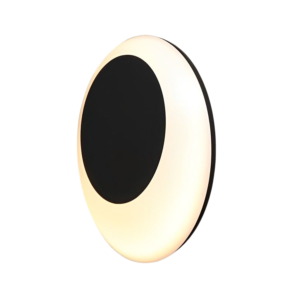 Modern Oval Waterproof LED Wall Sconce Light for Indoor Outdoor Decor