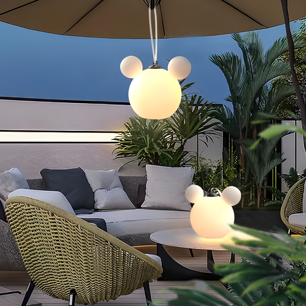 Colorful 3D Cartoon Animal Waterproof LED Hanging Lights for Outdoors
