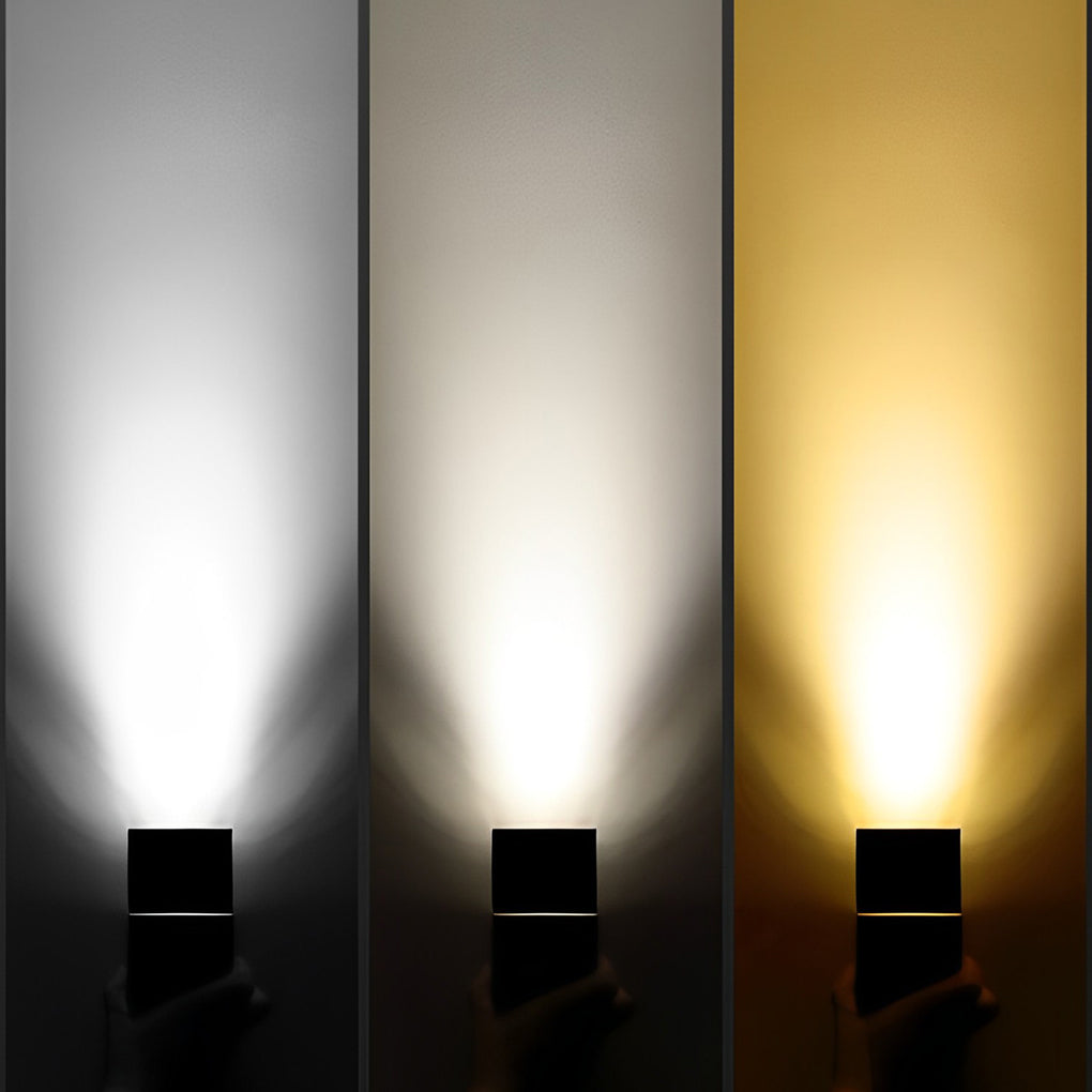 Modern Waterproof LED Tree Spotlights in Black for Outdoor Illumination