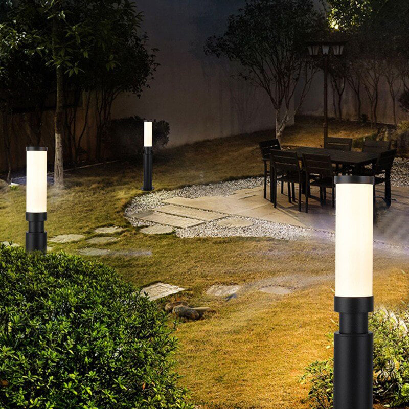 Contemporary Acrylic Waterproof LED Lawn Floor Lamp for Outdoor Use