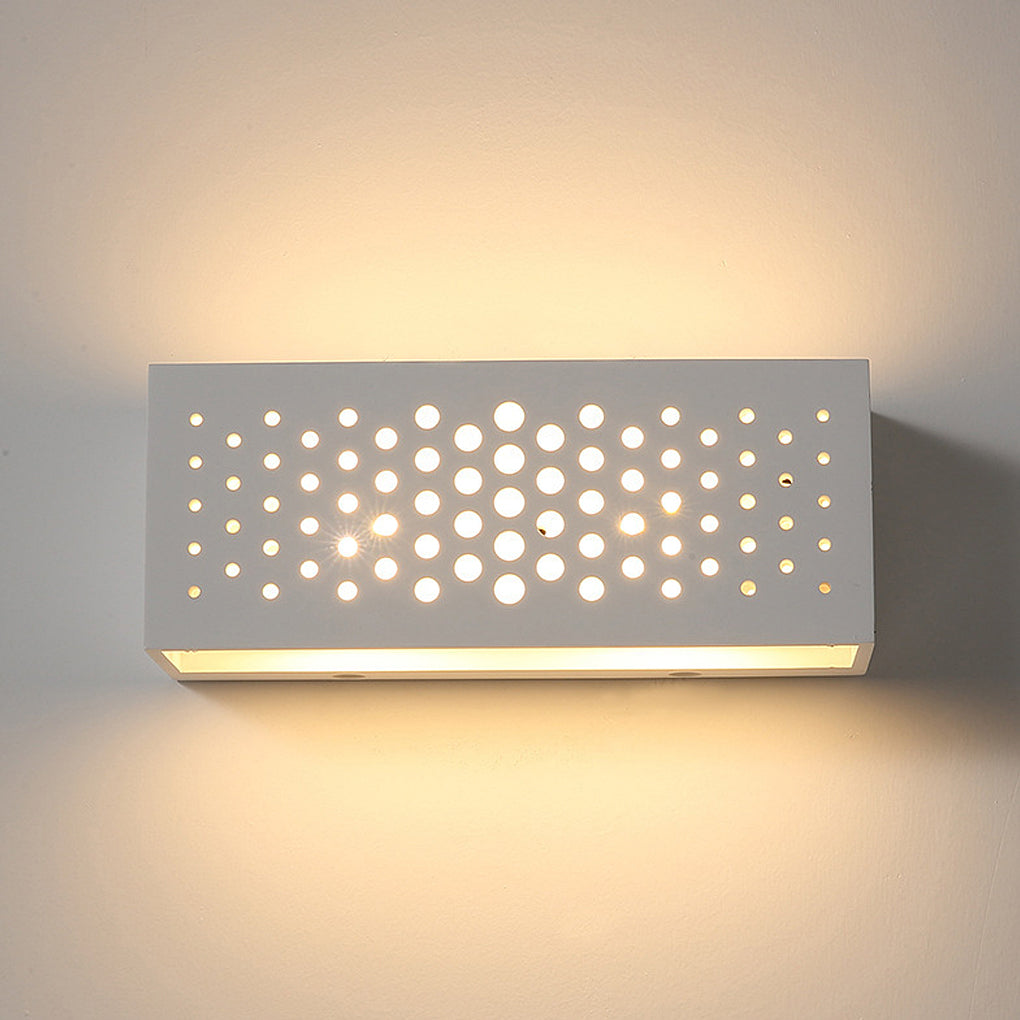 Sleek Rectangular LED Wall Lamp Fixture for Modern Living Room Decor