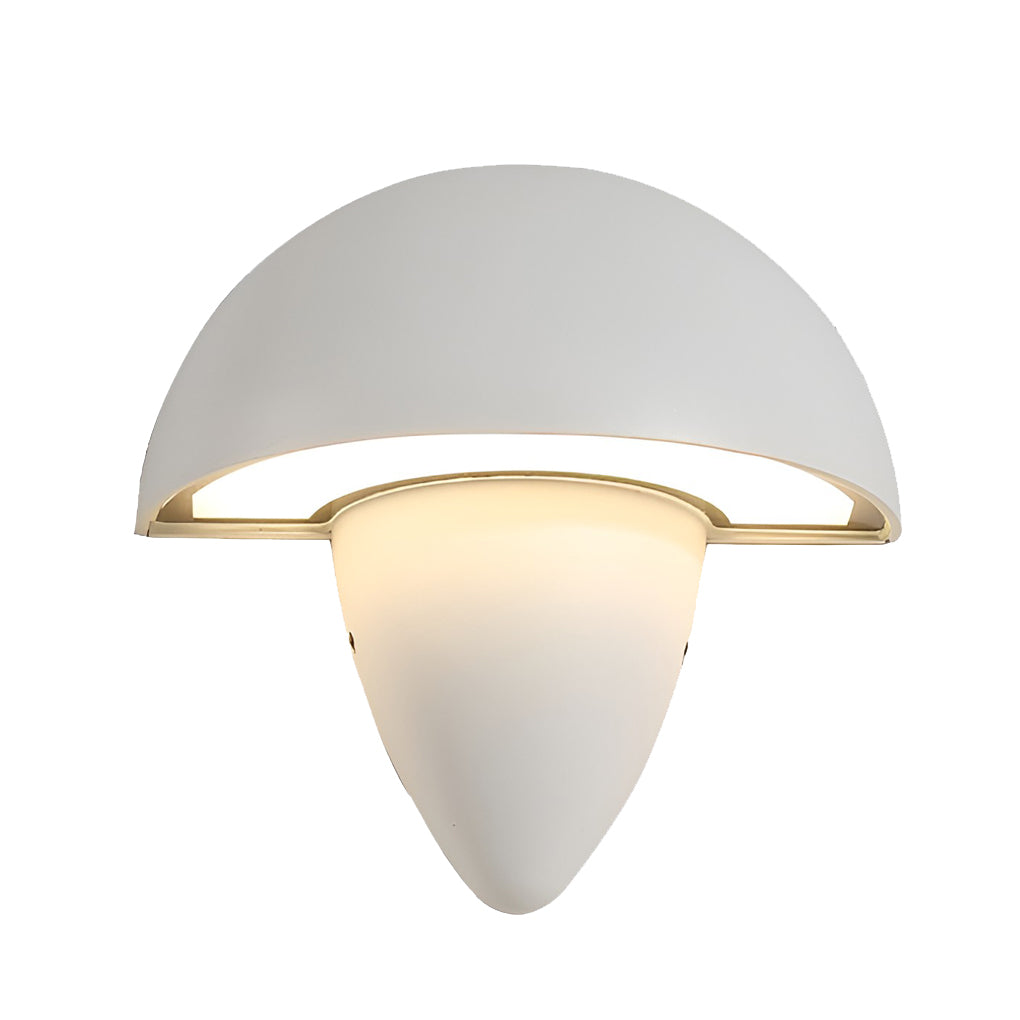 Modern Waterproof Mushroom-Shaped LED Wall Lamp for Outdoor Gardens