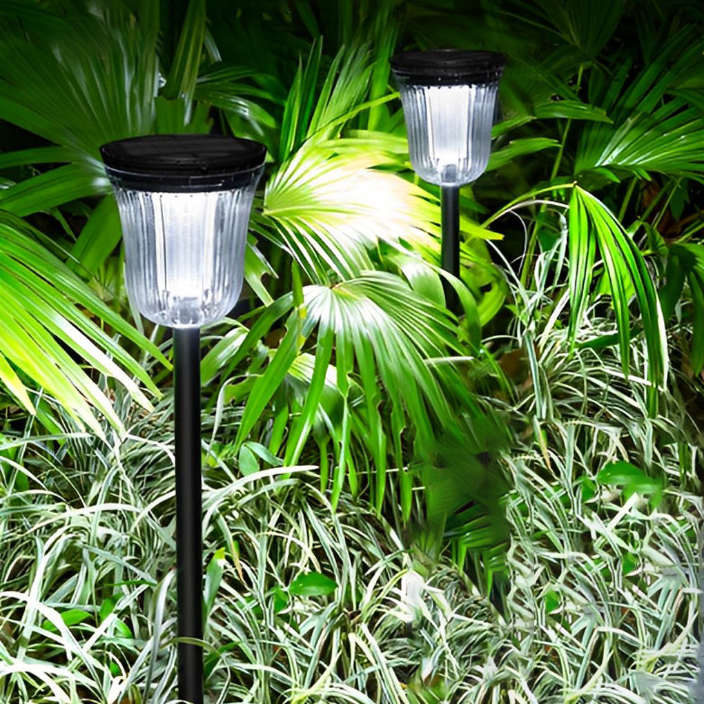 2-Pack Solar-Powered Motion Sensor Outdoor Garden Lights, Waterproof Design