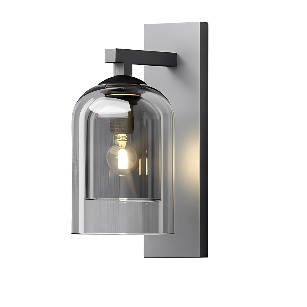 Nordic Minimalist Double-Layer Glass Wall Sconce for Living Room