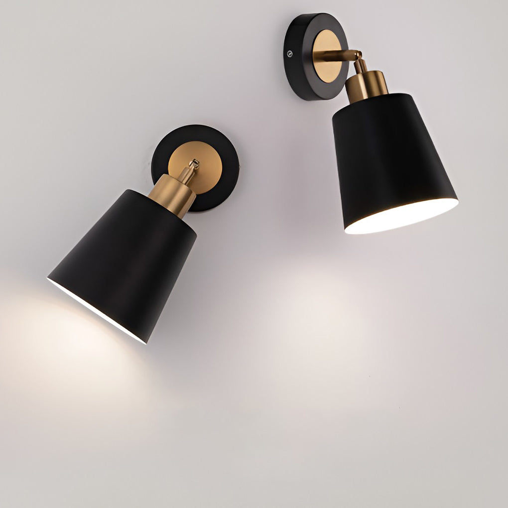 Black Nordic LED Adjustable Wall Sconce Light for Modern Home Decor