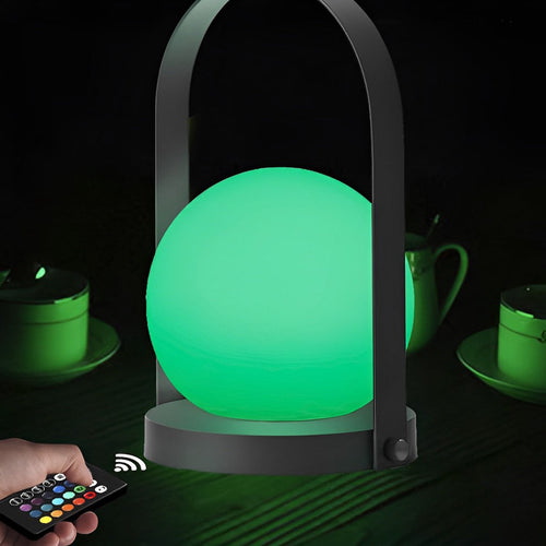 Contemporary Opal RGB Mini LED Table Lamp with Remote for Home Décor