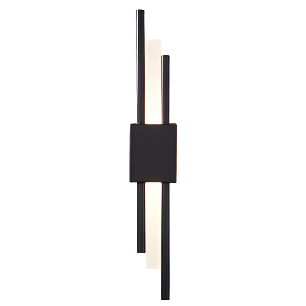 Modern Black LED Up and Down Wall Sconce Lighting for Living Room