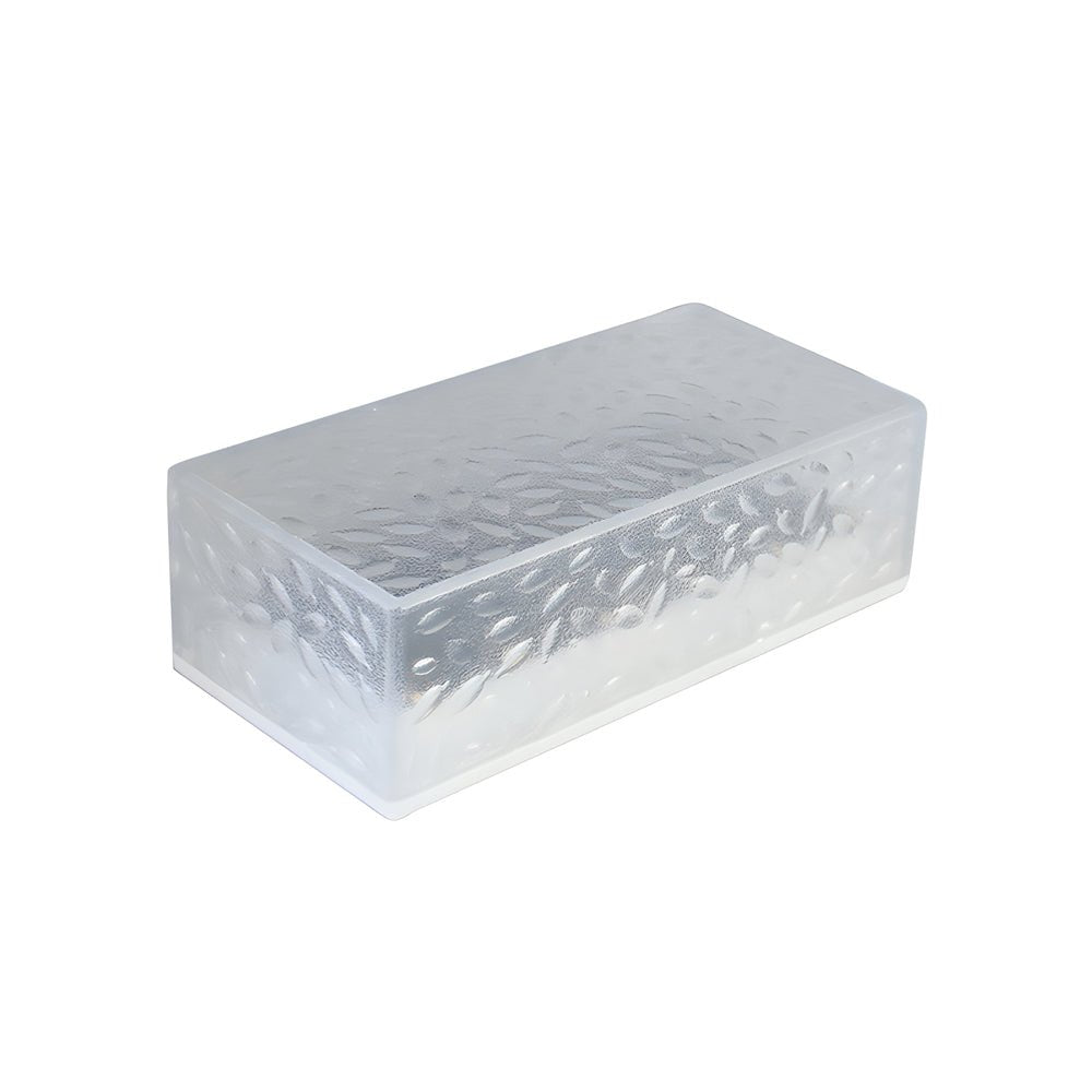 Rectangular Solar LED Brick Lights - Modern Outdoor Step Deck Illumination