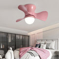 Modern White 3-Blade LED Ceiling Fan for Small Rooms and Spaces