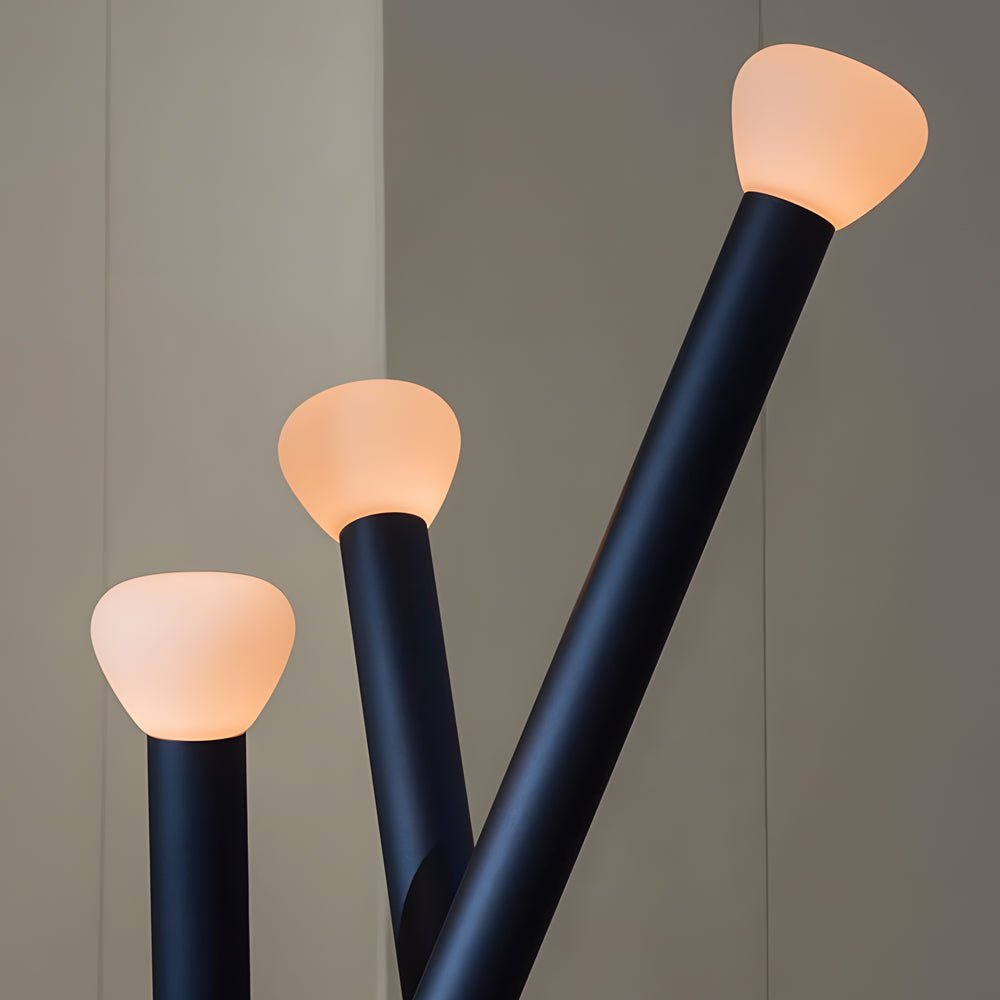 Minimalist Black & Gold 3-Light Floor Lamp for Living Room Bedroom Decor