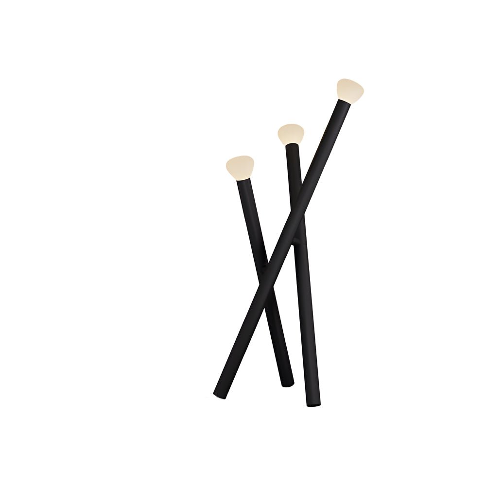 Minimalist Black & Gold 3-Light Floor Lamp for Living Room Bedroom Decor