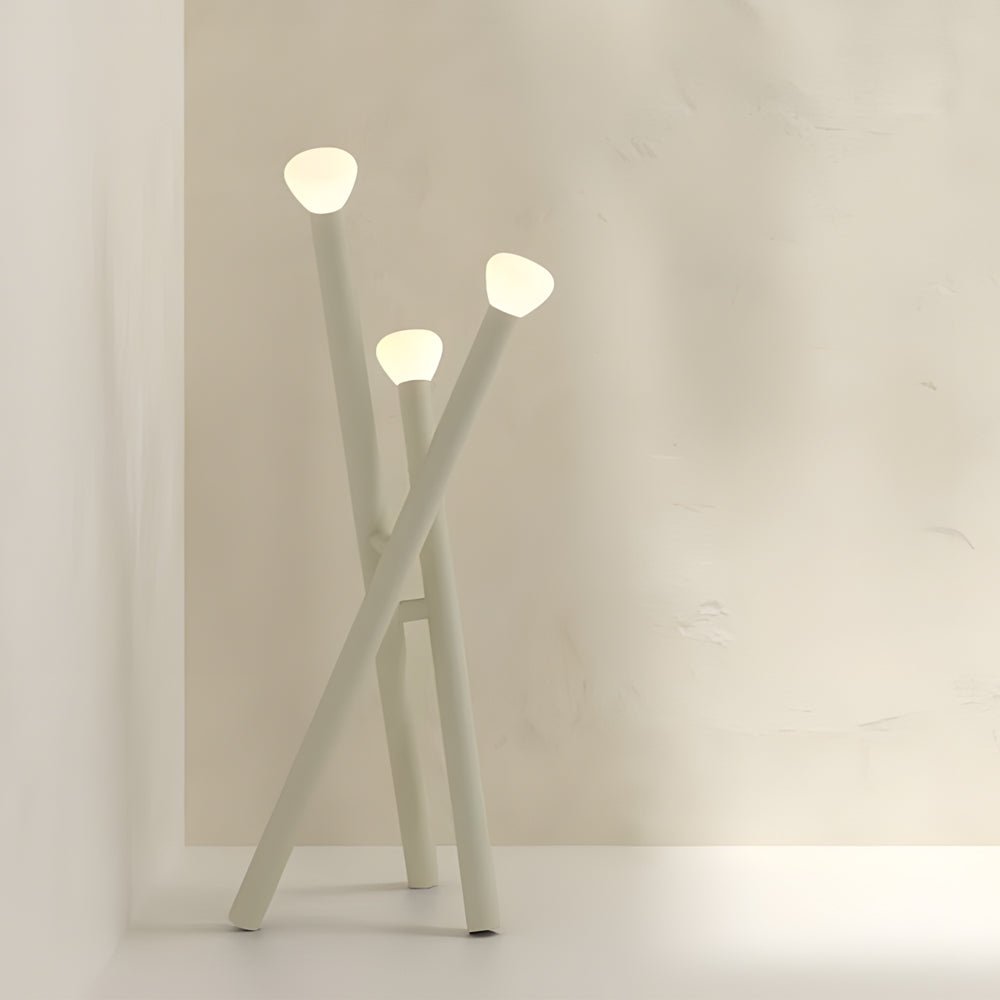 Minimalist Black & Gold 3-Light Floor Lamp for Living Room Bedroom Decor
