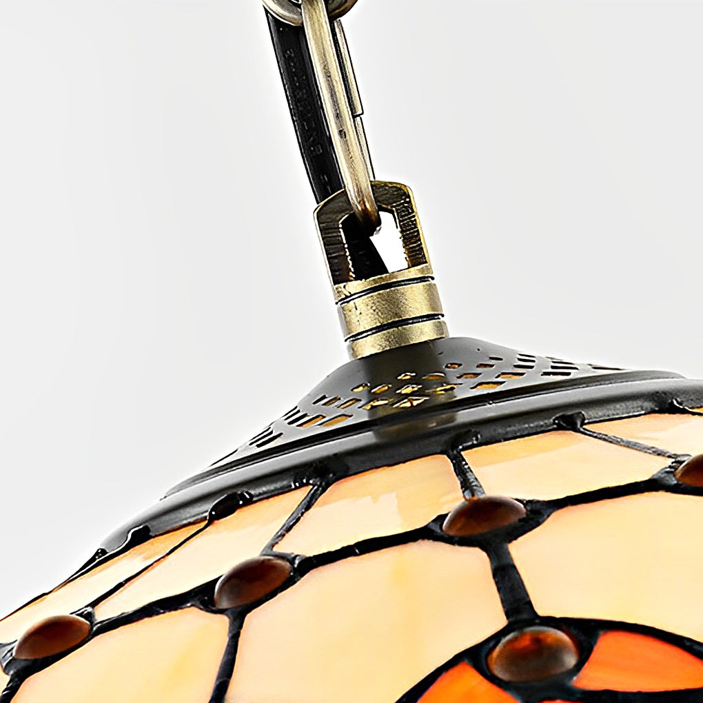 Colorful Handmade Baroque Glass Chandelier for Elegant Living Spaces
