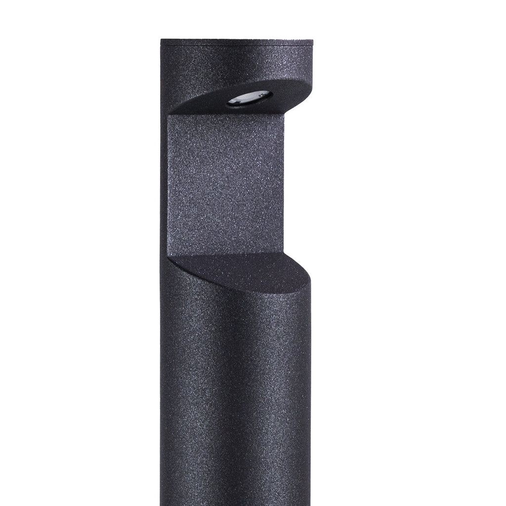 Minimalist Black Metal Outdoor Bollard Light for Pathway & Garden