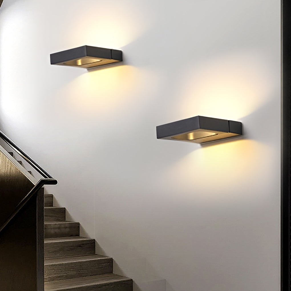 Adjustable 360° Rotating LED Wall Sconce Light Fixture for Modern Spaces