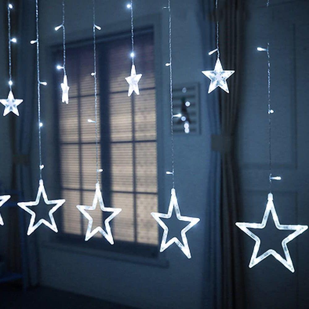 8.2 ft Acrylic Star LED Fairy String Lights for Christmas Wedding Decor