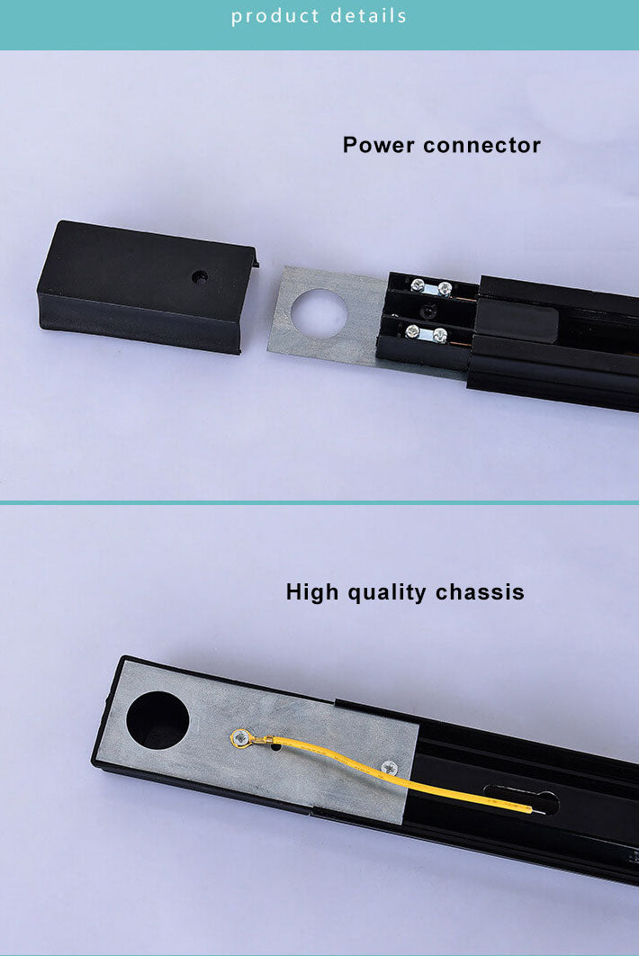 Versatile Adjustable LED Track Lighting Rail System for Modern Interiors