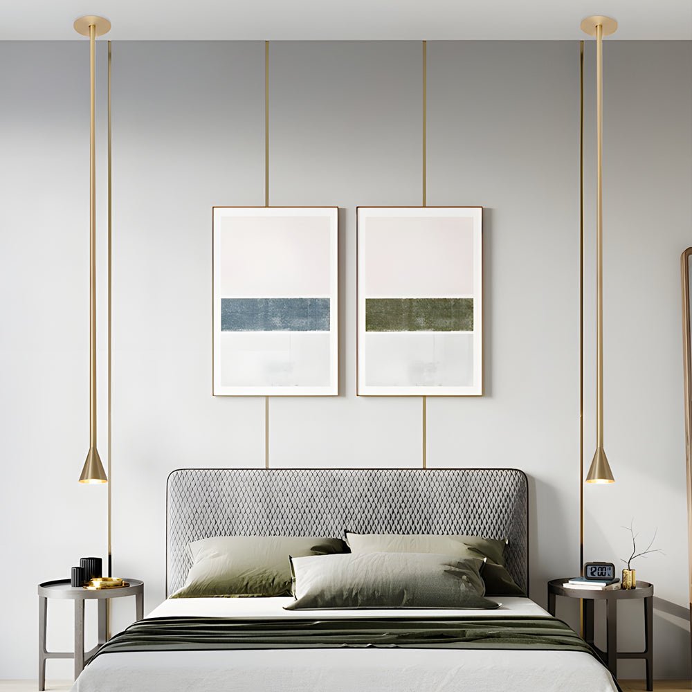 Modern Metallic Cone Pendant Light Fixture for Stylish Home Decor