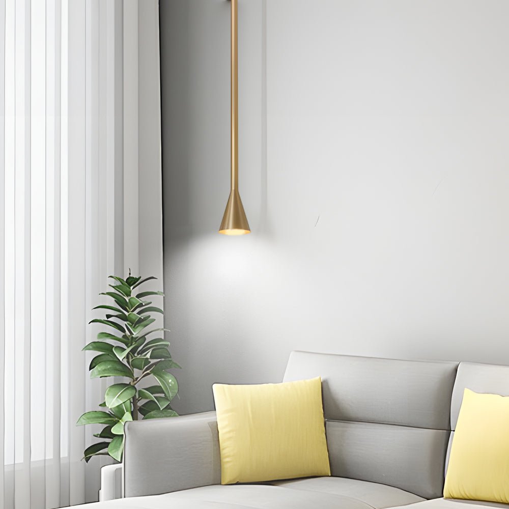 Modern Silver Metallic Tube Pendant Light for Living Room & Dining Room