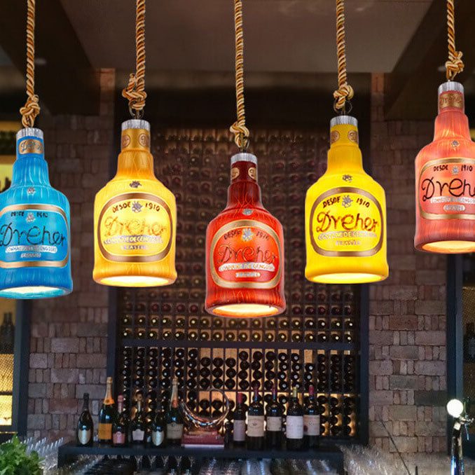 Colorful Resin 1-Light Pendant Light Fixture for Industrial Modern Spaces