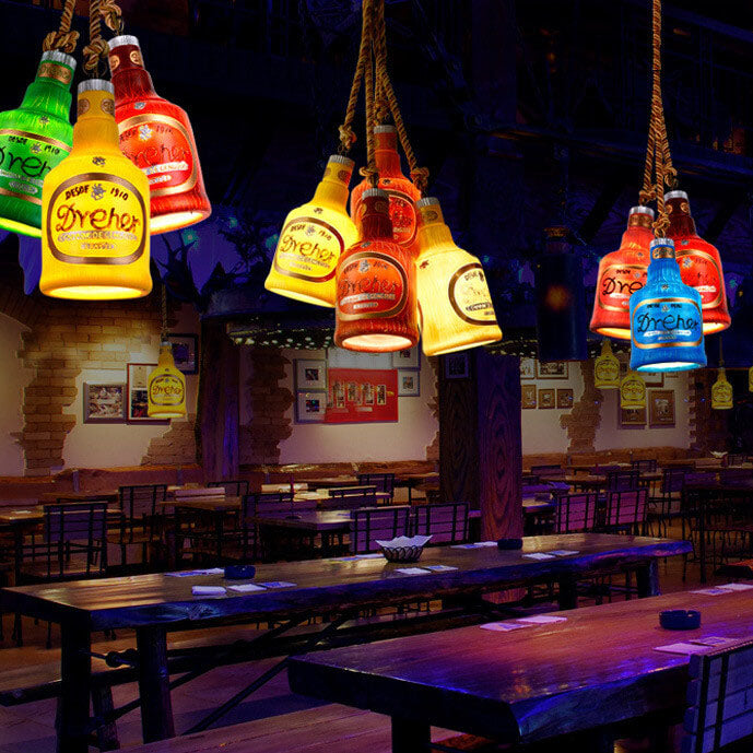 Colorful Resin 1-Light Pendant Light Fixture for Industrial Modern Spaces