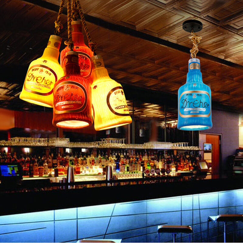 Colorful Resin 1-Light Pendant Light Fixture for Industrial Modern Spaces