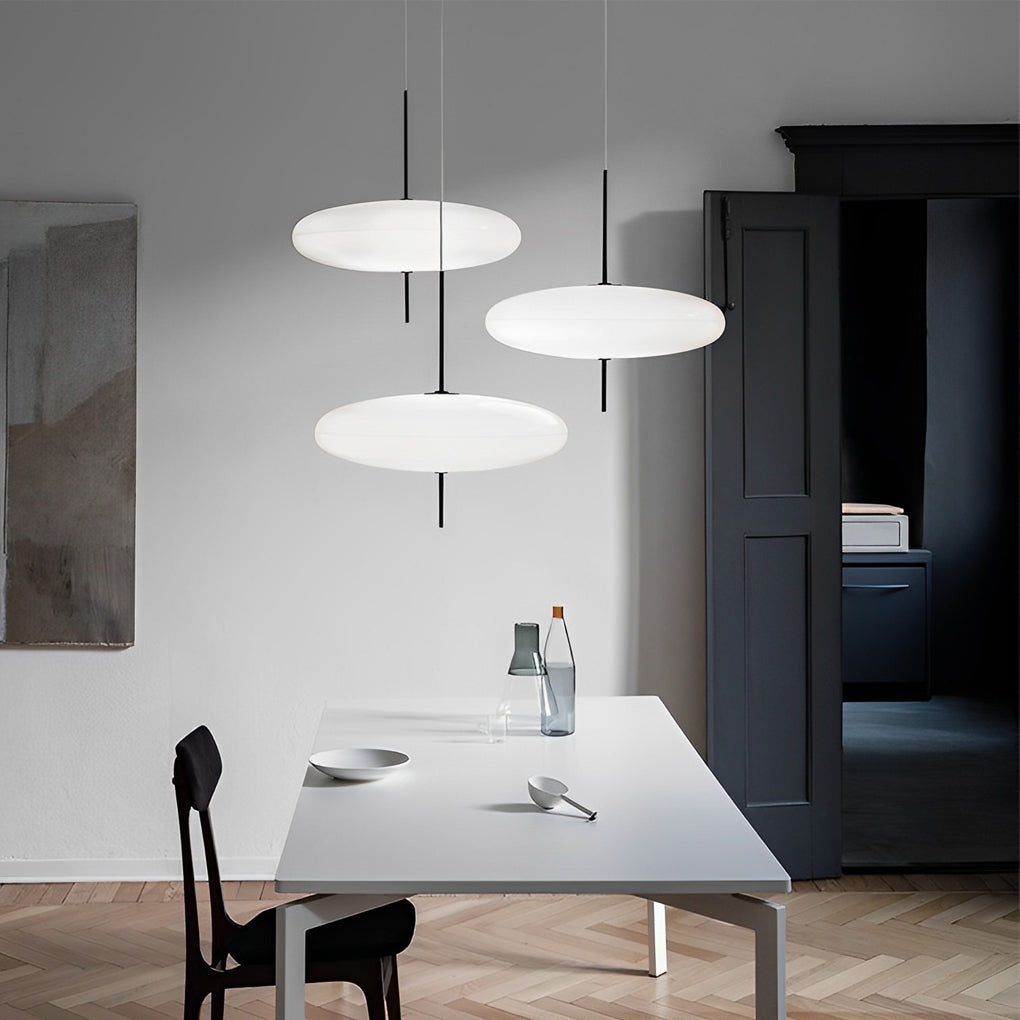 Nordic Round Acrylic Pendant Light Chandelier for Modern Living Spaces