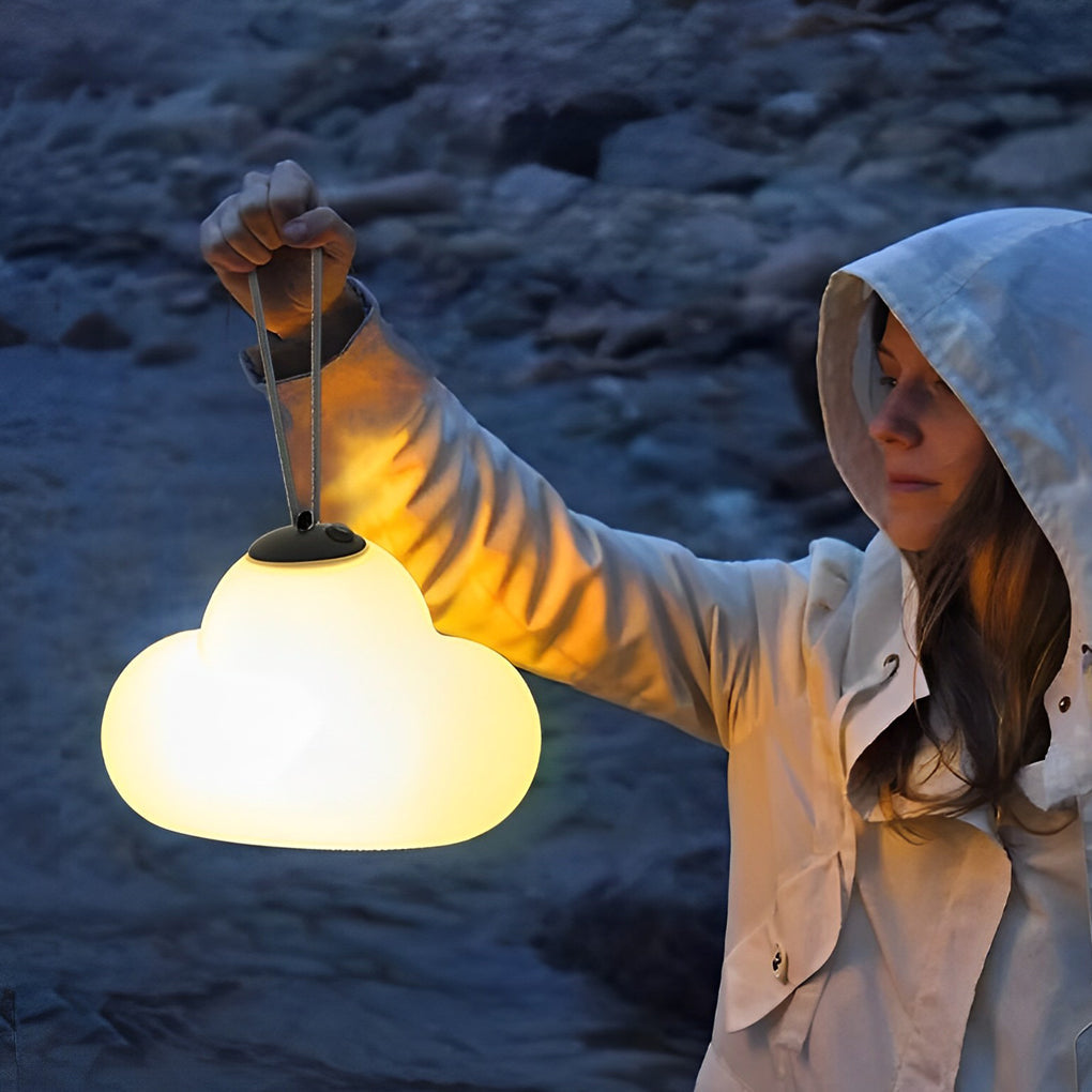 Colorful Waterproof Rechargeable USB Hanging Outdoor Lantern Lights