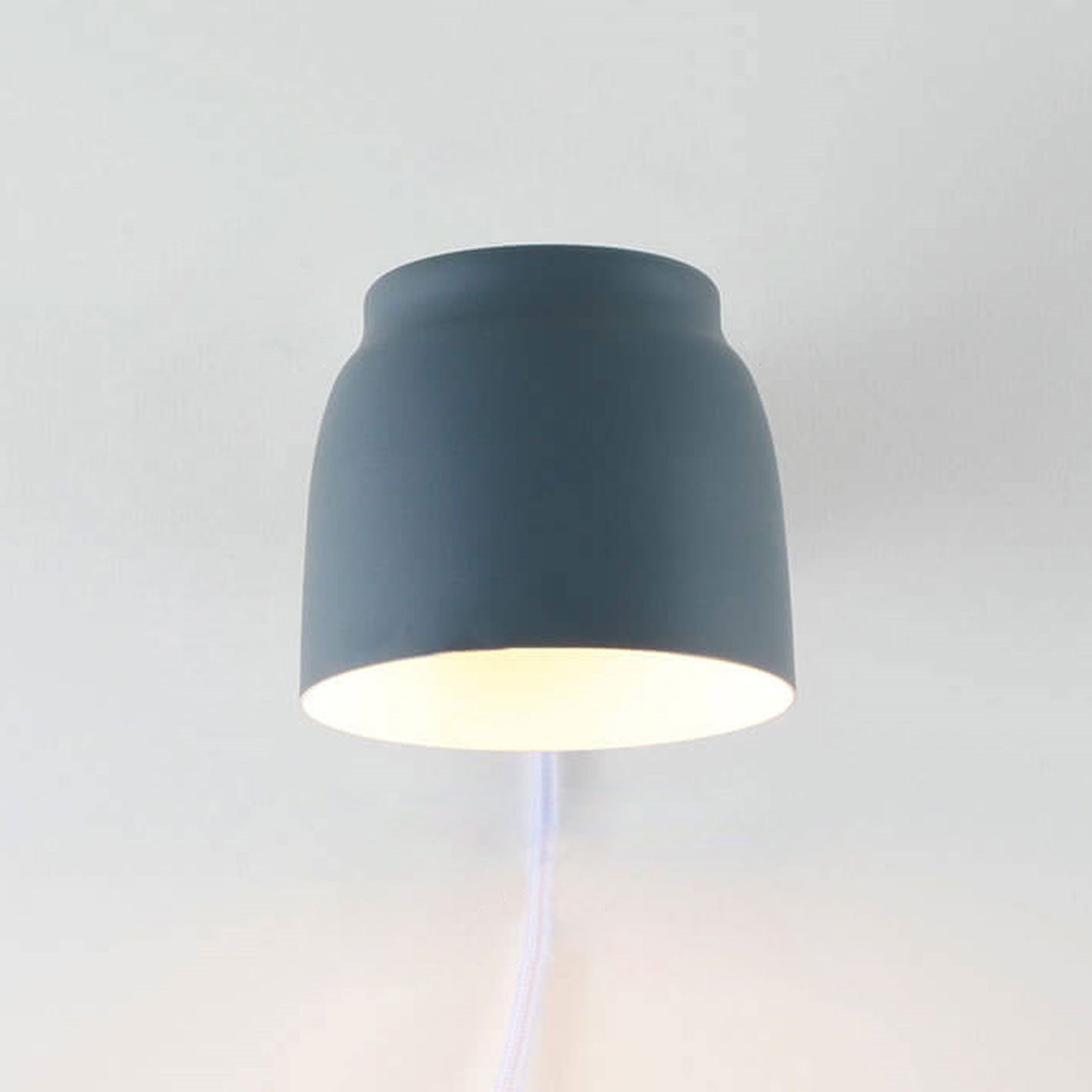 Scandinavian Minimalist Rotatable 1-Light Column Wall Sconce in White