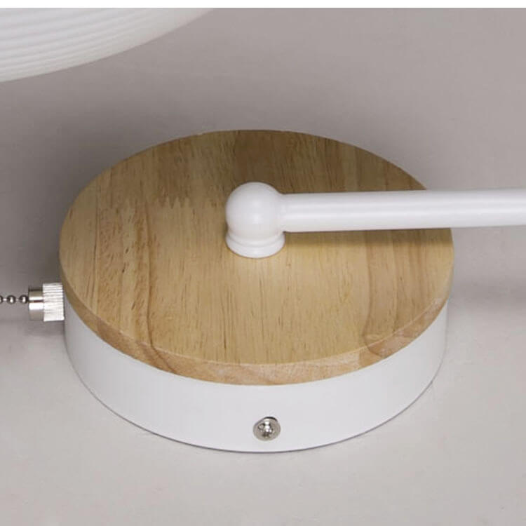 Elegant Nordic Style 1-Light Wall Sconce with Zipper Switch for Bedroom