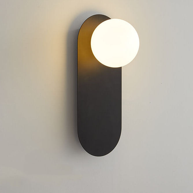 Nordic Minimalist Clear Glass Wall Sconce Light for Modern Home Decor