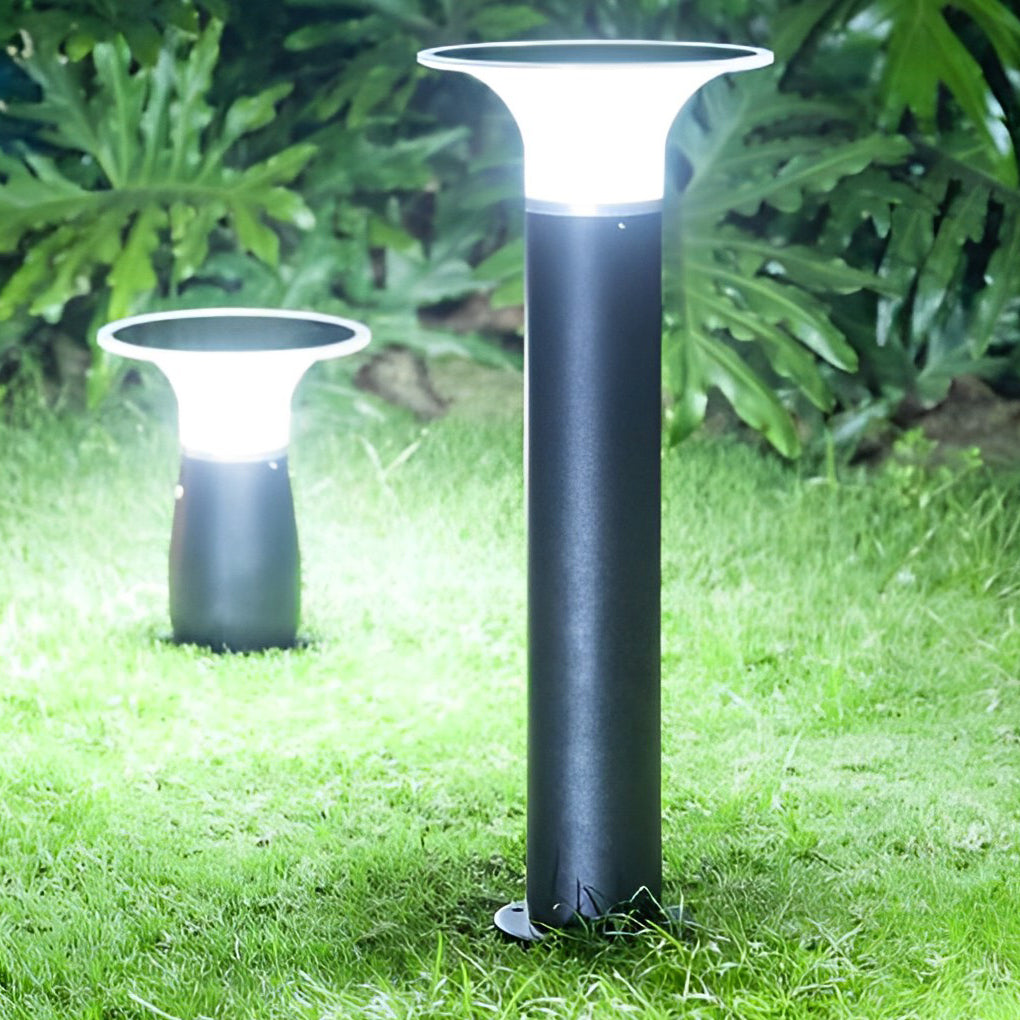 Modern Black 3.5W Solar LED Path Downlights for Outdoor Landscape Lighting