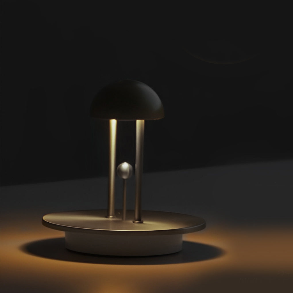 Modern Nickel Touch Dimming Jingle Table Lamp for Living Room Ambiance