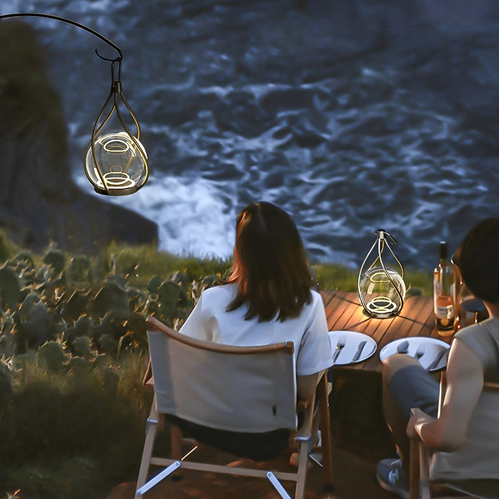 Stylish Metal USB Rechargeable Waterproof LED Night Light for Bedroom