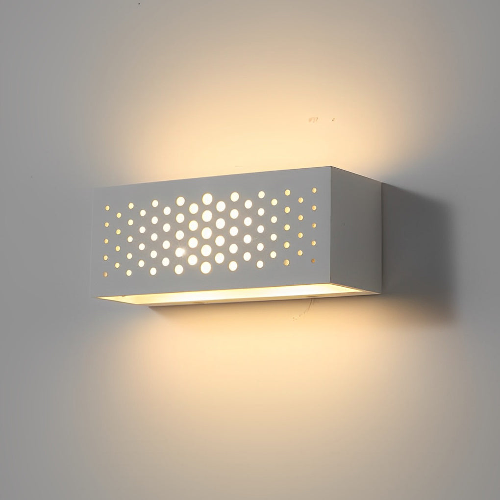 Sleek Rectangular LED Wall Lamp Fixture for Modern Living Room Decor