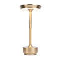 Modern Silver Plated Metal Cordless UFO Alien Table Lamp for Home Decor