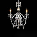 Elegant Contemporary Glass Candelabra Chandelier for Luxury Living Room