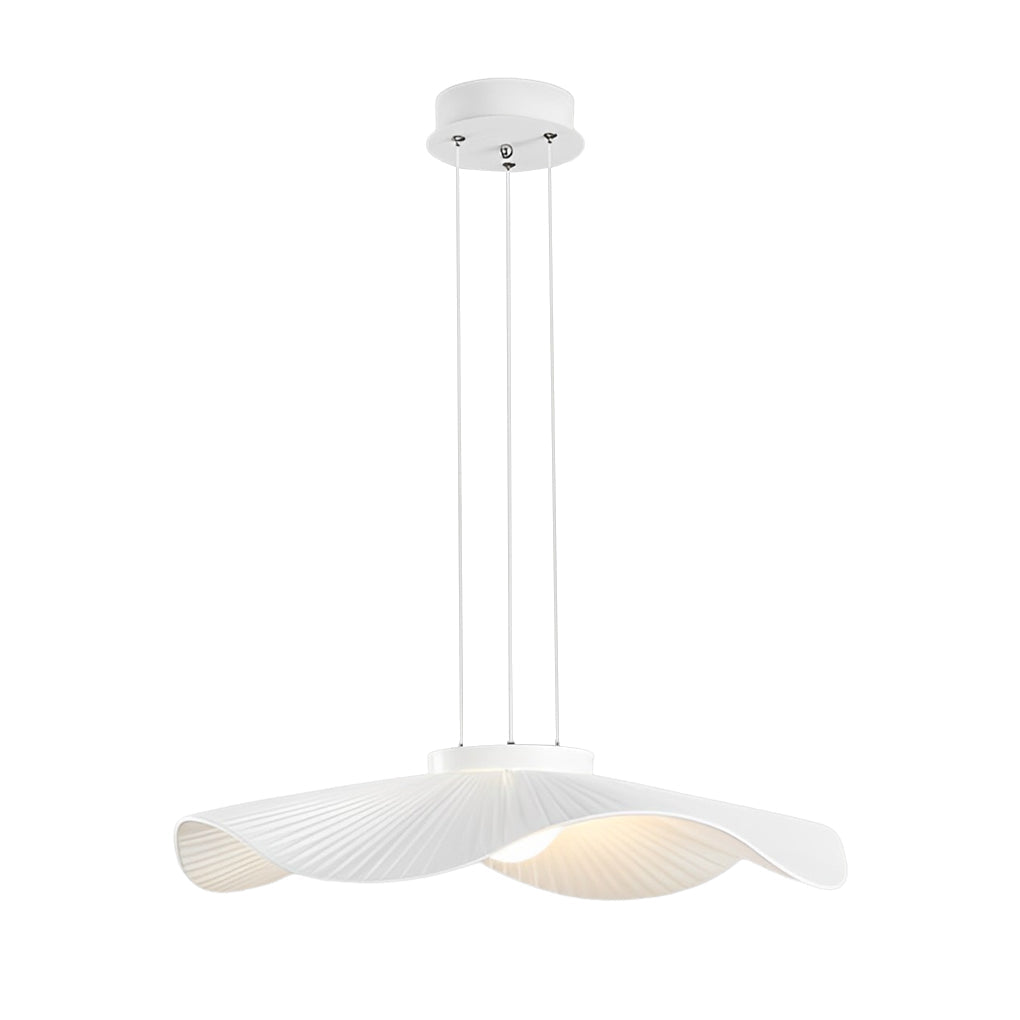 Elegant Pleated Fabric Floral Dimming Ceiling Light Fixture for Bedrooms