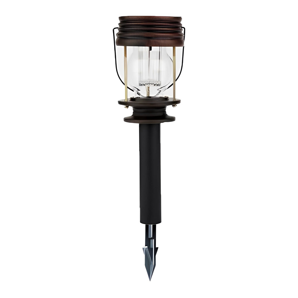 Vintage Waterproof Solar-Powered LED Lanterns for Outdoor Use